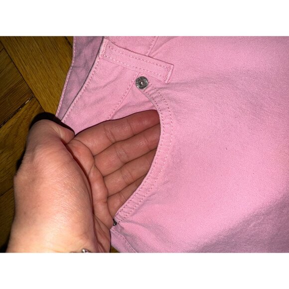 Cambio Karen Capri Stretch Jeans Pink Pants Size 8 Preppy‎ Casual Classic Cute - Picture 7 of 10